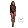 Le Désir – Leopardmønstret body med åpent skritt - One size