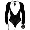 Le Désir – Leopardmønstret body med åpent skritt - One size