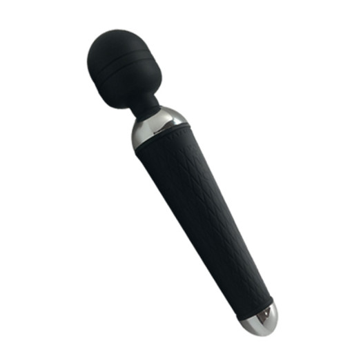 Erotisk - Oppladbar Massasjestav - Sort Erotisk - Oppladbar Massasjestav - Sort