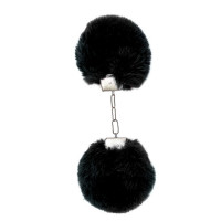 Gnist - Håndjern med Plysj - Sort 