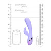 Loveline - Smooth Silicone Rabbit Vibrator - Lavendel