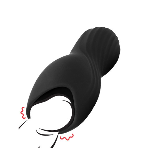 Loveline - Vibrerende Masturbator Sleeve - Sort