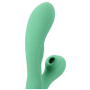 Loveline - Pulsewave Rabbitvibrator med Slikkefunksjon - Grønn