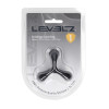 Levelz - Tri Ergo - Silikon Tri Penisring - Sort