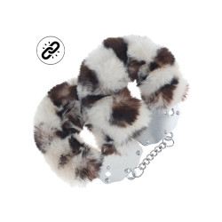 Ouch! Heavy-duty - Fluffy håndjern - Snøleopard