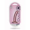 OUCH! - Smooth Silicone - Enkel dildo med sugekopp - Rosa