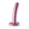 OUCH! - Smooth Silicone - Enkel dildo med sugekopp - Rosa