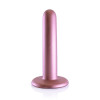 OUCH! - Smooth Silicone - Enkel dildo med sugekopp - Rosa