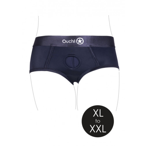 Ouch! Vibrating Strap-on Brief - XL/XXL Ouch! Vibrating Strap-on Brief - XL/XXL