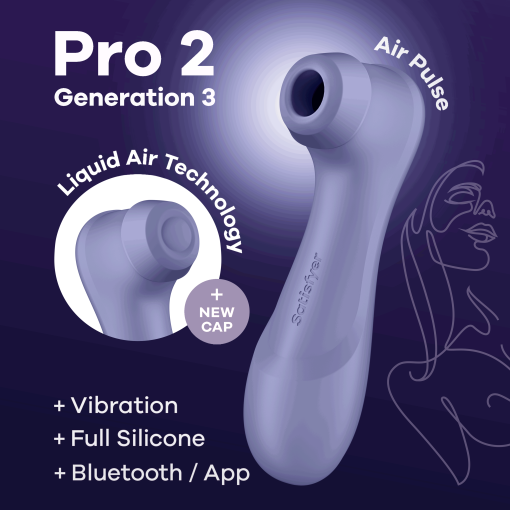 Satisfyer - Pro 2 Generation 3 med APP - Ny generasjon Trykkbølgevibrator Satisfyer - Pro 2 Generation 3 med APP - Ny generasjon Trykkbølgevibrator