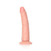 RealRock - Slim Realistic Dildo med sugekopp - 6" / 15,5 cm - Lys hudfarge RealRock - Slim Realistic Dildo med sugekopp - 6" / 15,5 cm - Lys hudfarge