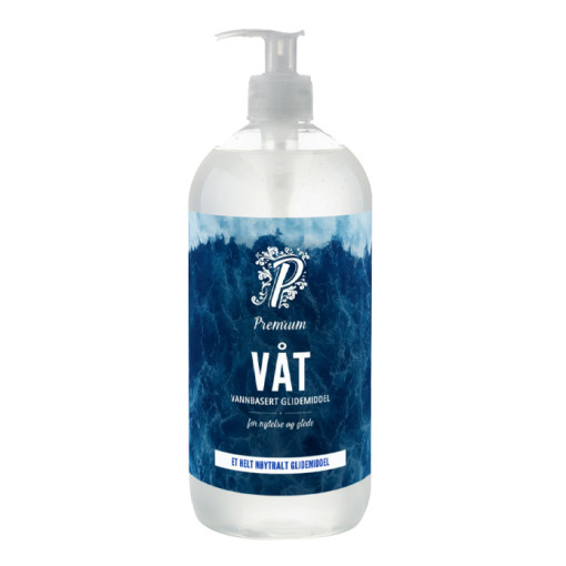 Premium - Vannbasert Glidemiddel - Våt - 1000ml
