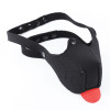 Neoprene Puppy Muzzle - Neoprene munnkurv med tunge - Sort Neoprene Puppy Muzzle - Neoprene munnkurv med tunge - Sort