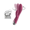 Satisfyer - Spinning Rabbit - Rabbitvibrator med rotasjoner - Rød
