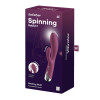 Satisfyer - Spinning Rabbit - Rabbitvibrator med rotasjoner - Rød