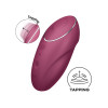 Satisfyer - Tap & Climax - Tappende Klitorisvibrator - Rød