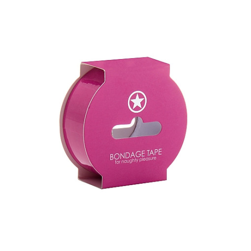 Ouch! - Bondagetape, 17,5 Meter Rosa