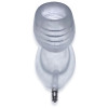 Oxballs - Glowhole-1 Fuckplug - Tunnelplug med Led - Clear frost - S 