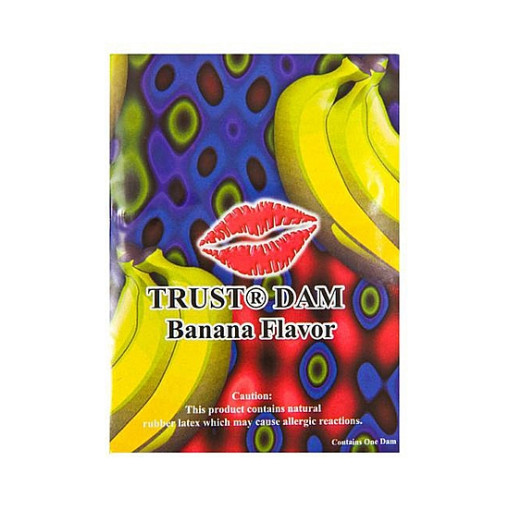 Lixx Dental Dams - Trust Dam - slikkelapp Banan Lixx Dental Dams - Trust Dam - slikkelapp Banan