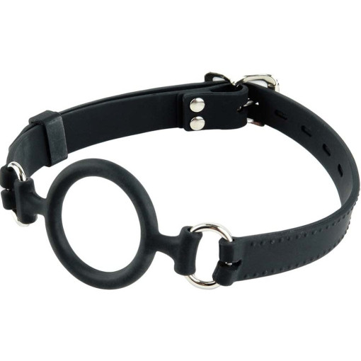 BQS -  Gag med O-ring i Silikon - Sort