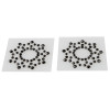 Cotelli collection - Nipple stickers dekor - sorte stener