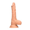 RealRock - Dildo med pung - 10" / 27 cm - Lys hudfarge RealRock - Dildo med pung - 10" / 27 cm - Lys hudfarge