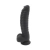 Kiotos COX - Dildo med rustning design - Sort Kiotos COX - Dildo med rustning design - Sort