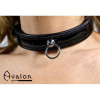 Avalon - SECRET - Collar med blank overflate og O-ring - Sort Avalon - SECRET - Collar med blank overflate og O-ring - Sort