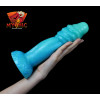 Mythic Dildos - Naga - Fantasi Dildo - Blå/Grønn
