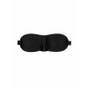 Ouch!  Black & White - Satin Curvy Eyemask - Øyemaske Sort