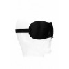 Ouch!  Black & White - Satin Curvy Eyemask - Øyemaske Sort