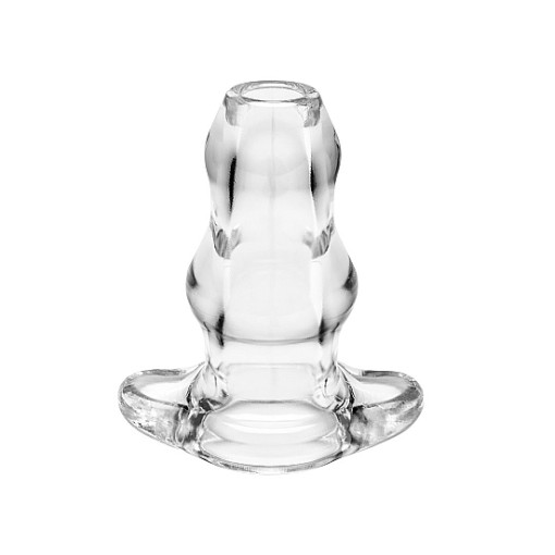 Perfect Fit - Double Tunnel Buttplug, Medium - Transparent