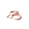 Crave - ID cuff - Armbånd og cuffs i silikon - Rosa og Rosegull