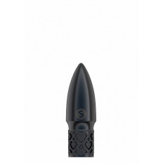 Royal Gems - Glitter - Oppladbar Bulletvibrator - Sort