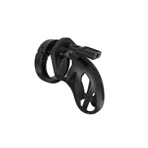 Man Cage - Model 24 - Kuklås 3,5" 9 cm - Silikon - Sort Man Cage - Model 24 - Kuklås 3,5" 9 cm - Silikon - Sort