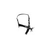 OUCH! - Xtreme - Hodeharness Med Spidergag Og Nesekrok - Sort