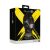 OUCH! - Xtreme - Bondage Maske Med Avtagbar Gag Og Blindfold - Sort