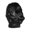 OUCH! - Xtreme - Bondage Maske Med Avtagbar Gag Og Blindfold - Sort