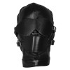 OUCH! - Xtreme - Bondage Maske Med Avtagbar Gag Og Blindfold - Sort