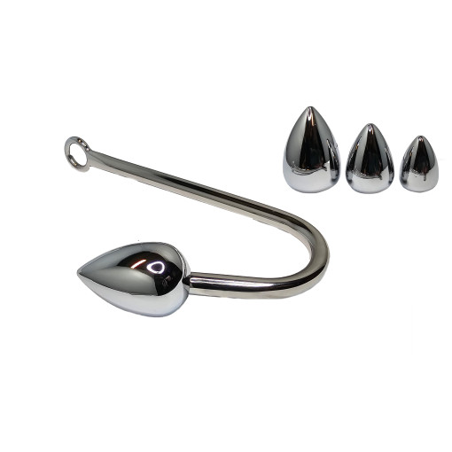 BQS - Bondagekrok i Stål med 3 utskiftbare kuler BQS - Bondagekrok i Stål med 3 utskiftbare kuler