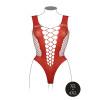 Le Desir - Frekk Body av Netting - Queen Size 2XL-5XL - Rød