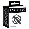 Penisplug - Dilator med glansbur - Silikon 