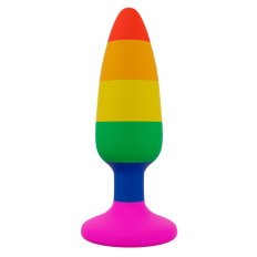 Wooomy - Hiperloo - Regnbue Buttplugg - Large