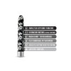 The Collection By Blush - Eden - 17 cm Oppladbar Klassisk Vibrator - Sort