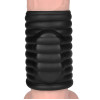 LoveToy -Wave Knights Ring -  Vibrerende Penis sleeve - Enkel Sort