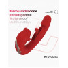 Intoyou - Mouty - Biting & Flipping - Rabbitvibrator med app - Rød 