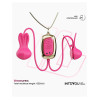 Intoyou - Tickly - Vibrerende brystklyper med kjede og app - Rosa 