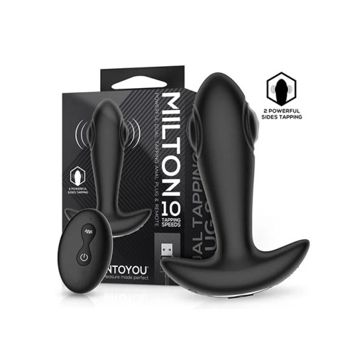 Intoyou - Milton - Dual tapping - Buttplugg med fjernkontroll 