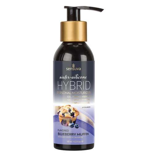 Sensuva - Hybrid Glidemiddel - Blueberry Muffin - 125ml Sensuva - Hybrid Glidemiddel - Blueberry Muffin - 125ml