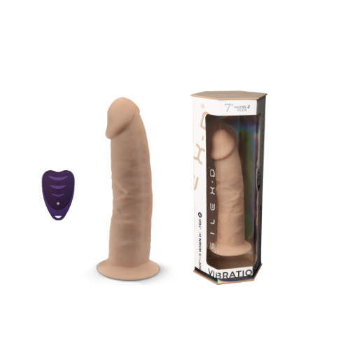 Silexd - Model 2 - 7" - Vibrator med Fjernkontroll Silexd - Model 2 - 7" - Vibrator med Fjernkontroll